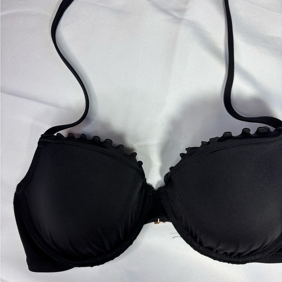 2/$30 Shade & Shore Black Women's Bikini Top Bra Size 34D - Picture 8 of 8